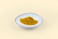 Heap of curry powder indian kitchen Royalty Free Stock Photo