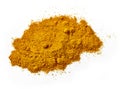 Heap of curry powder Royalty Free Stock Photo
