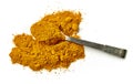 Heap of curry powder Royalty Free Stock Photo