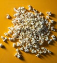 Heap of delicious crunchy popcorn