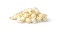 Heap of delicious popcorn, isolated