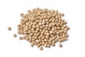 Heap of dried chickpeas