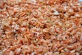 Heap of dried salted prawn, dried shrimp are shrimp that have be