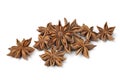 Heap of dried star anise close up Royalty Free Stock Photo