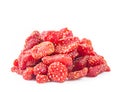 Heap of dried strawberries Royalty Free Stock Photo