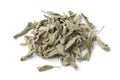 Heap of dried white horehound Royalty Free Stock Photo