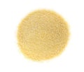 Heap of Dry Small Gelatine Granules or Powder