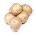 Heap of flawed natural potatoes