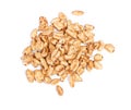 Heap of fluffy wheat grains Royalty Free Stock Photo