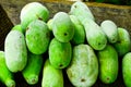 Heap of fresh winter melon Royalty Free Stock Photo