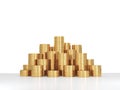 Heap gold coins