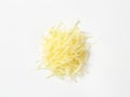 Heap of grated cheese