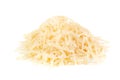 Heap of grated parmesan