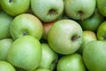 A heap of green apples Royalty Free Stock Photo