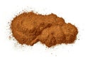 Heap of ground cinnamon Royalty Free Stock Photo