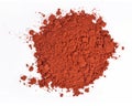 Heap of ground paprika on a white Royalty Free Stock Photo