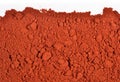 Heap of ground paprika on a white Royalty Free Stock Photo