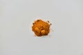 Heap of Ground Turmeric Powder Top View Royalty Free Stock Photo