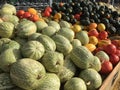 Pumpkins for sale Royalty Free Stock Photo