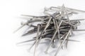 Heap of iron nails Royalty Free Stock Photo