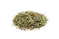 Heap of loose tea lemon balm Royalty Free Stock Photo