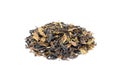 Heap of Loose tea Oolong on white