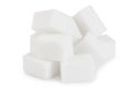 Heap of lumpy sugar Royalty Free Stock Photo