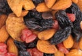 Heap of Mixed Dried Fruits Royalty Free Stock Photo