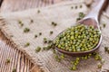 Heap of Mung Beans Royalty Free Stock Photo