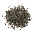 Heap of ndian Balasun first flush dried tea close up Royalty Free Stock Photo