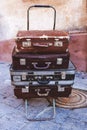 Heap Of Old Suitcases, Trolley Suitcases