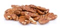 Heap of pecan nuts Royalty Free Stock Photo