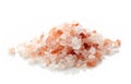 Heap of pink himalayan salt