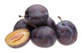 Heap plums Royalty Free Stock Photo
