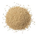 Heap of raw amaranth seeds