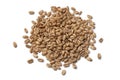 Heap of raw Farro grains