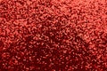 Heap of red glitters Royalty Free Stock Photo