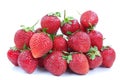 Heap of red- ripe strawberry Royalty Free Stock Photo