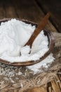 Heap of Rice Flour Royalty Free Stock Photo