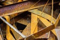 Heap of rusty metal-scrap Royalty Free Stock Photo