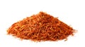 Heap of saffron threads