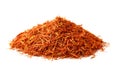 Heap of saffron threads Royalty Free Stock Photo