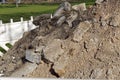 A heap of sand and stones Royalty Free Stock Photo