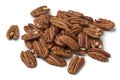 Heap of shelled pecan nuts