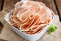 Heap of sliced Chicken Breast Fillet Royalty Free Stock Photo