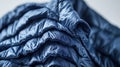 A heap of soft blue blankets Royalty Free Stock Photo
