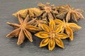 Heap of star anise Royalty Free Stock Photo