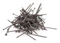 Heap of steel screws Royalty Free Stock Photo