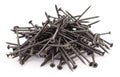 Heap of steel screws Royalty Free Stock Photo