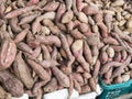 Heap of Sweet Potatoes Royalty Free Stock Photo